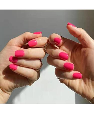 576Pcs Short Press on Nails - 24 Color Full Cover Square Fake Nails for Women - Nail Salon Art DIY - Buy Online on GoSupps.com