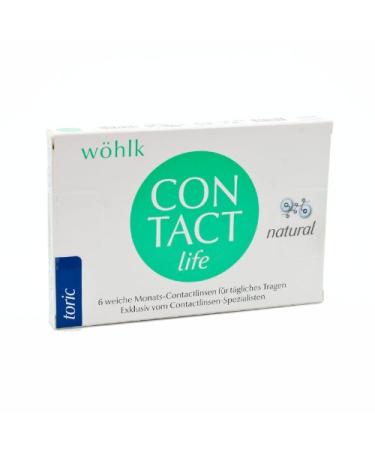 W hlk Kontaktlinsen Contact Life Toric - 6er Box (+4 -2 25x130)