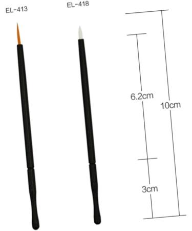 FOMIYES 50pcs Eyeliner Brush for Liner Makeup Eye Wands White Eye Makeup Tools Disposable Applicator 10*0.5cm White - Buy Online on GoSupps.com