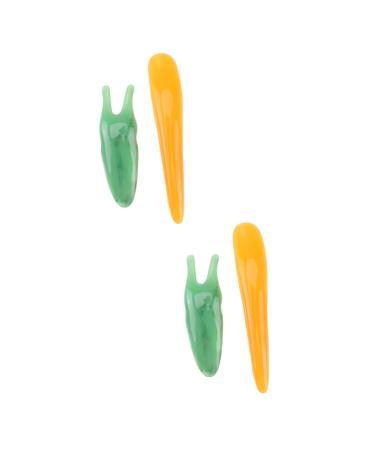 Fomiyes 4 pieces massage device SCHABZURE MASAGE TELS PITE FAITION Face-skin board skin scraps for face facial roller and scraper nose jade tool massage tab beeswax body 11x4.5cmx2pcs different colors x 2 pieces