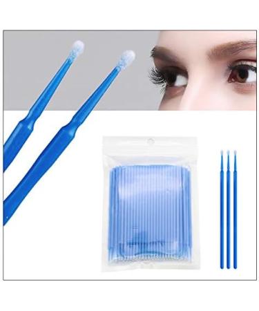 200 Blue Micro Applicator Brushes for Eyelash Extensions - Disposable Eyelash Swabs for Mascara & Makeup Application - Buy Online on GoSupps.com