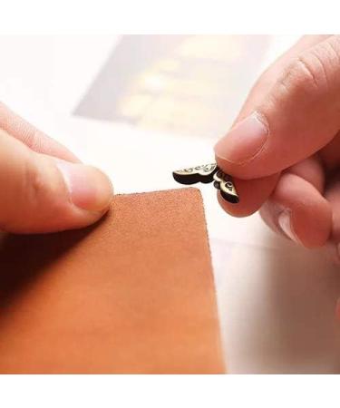 20pcs Bronze Metal Book Corner Guards - Scrapbook & Photo Album Decoration - Buy Online on GoSupps.com