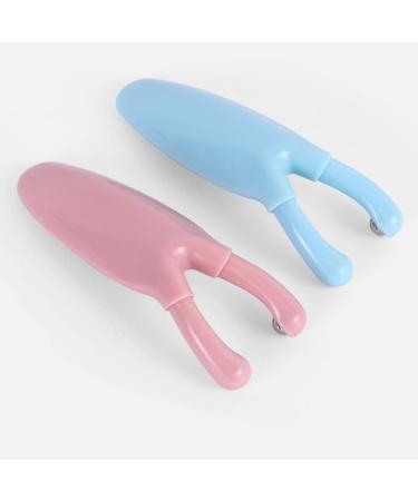 NOLITOY Nose Massager Y Shaped Nose Scraper Face Massaging Tool Skin Relaxing Massager Eyes Facial Gua Sha Massager Pink - Buy Online on GoSupps.com