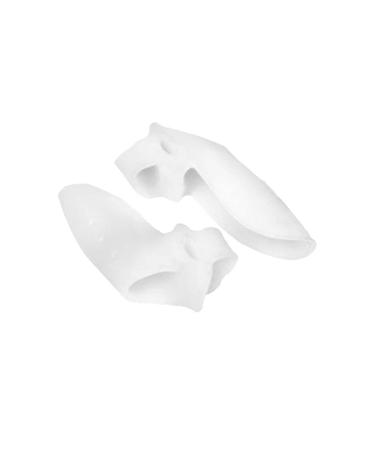 Gel Toe Separators For Overlapping Toe Bunion Corrector Pads For Bunion Splint Toe Separators With 2 Loops Big Toe Space Suitable For Bunion And Overlapping Toes Feet Peel One Size A