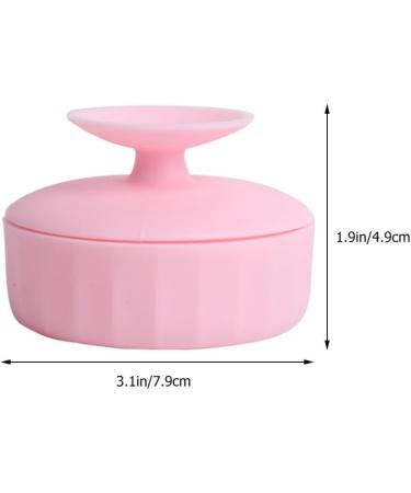 SOLUSTRE Makeup Brush Cleaner Silicon Makeup Brush Cleaning Tool Cosmetic Brush Cleaning Pad with Color Removal Sponge 2 in 1 Cleaner Box for Dry Brush Color - Buy Online on GoSupps.com