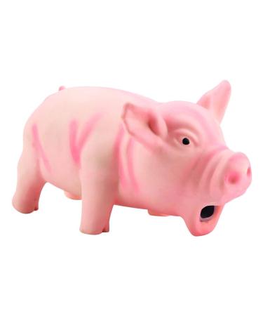 Liebewh dog toy squeaky nice pig the squeaks pig pig dog toys latex pet play stuff for dog puppies toys (pink)