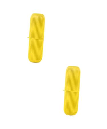 minkissy 2 sets 8 toothbrush covers toothbrush holder bristles care brush travel plastic