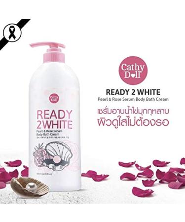 Body Bath Cream Cathy Doll Pearl & Rose Serum 500ml - Illuminate & Hydrate | Ready 2 White - Buy Online on GoSupps.com