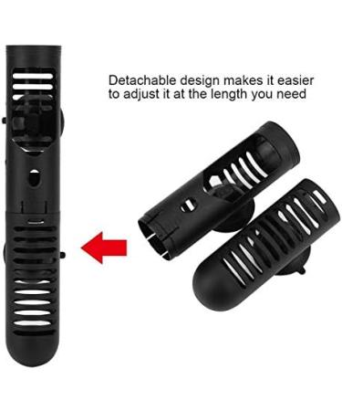 Buy T&F 24.5cm Aquarium Heating Guard Protector | Durable Plastic Sleeve with Suction Cups for Safe Heating - Buy Online on GoSupps.com