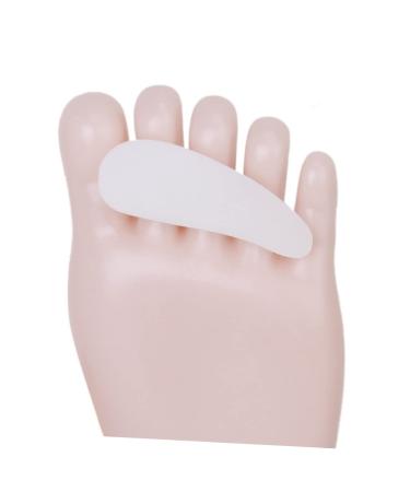 FOYTOKI Gel Bunion Toe Spreader Pair White Gel Bunion Straighter Separator for Bunion Support Pad Corrective Pad Hammer Pad Eversion Splitter Gel Bunion Spreader