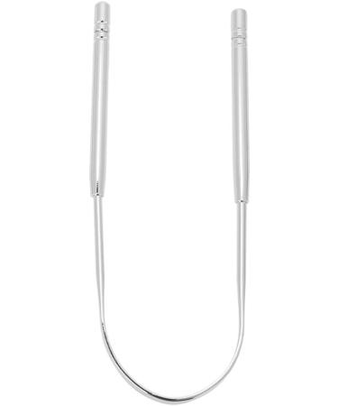 Folanda Stainless Steel Tongue Scraper - Effective Tongue Cleaner for Bad Breath | Reusable Oral Care Tool for Adults & Children - Buy Online on GoSupps.com