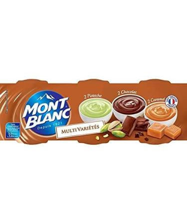 Mont Blanc - Multi Variety Dessert Cream Chocolate Caramel Pistachio 6X125G - Pack of 3 - Limited Offer - Buy Online on GoSupps.com