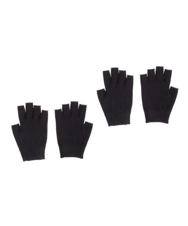 Beaupretty Gel Gloves 2 Pairs Gloves Whitening Glove Mositurizing Fingerless Glove Mositurizing Glove Spa Glove Hydrating Glove Apparel Moisturizing Moisturizing Hand Gloves