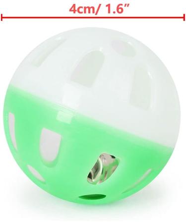 Voviggol 12-Pack Jingle Balls Cat Toys with Bells - Colorful Pet Toys for Kittens & Cats - Fun Pounce & Chase Playtime - Buy Online on GoSupps.com