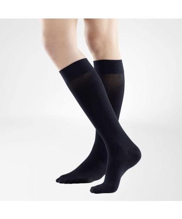 Bauerfeind VenoTrain Look AD Compression Stockings CCL1 L Plus - Anthracite Long - International Shipping Available - Buy Online on GoSupps.com