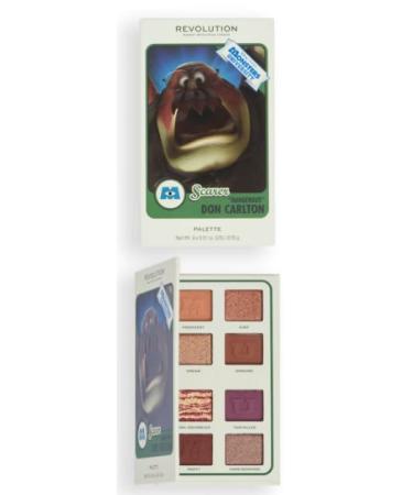 Revolution x Monsters University Don Carlton Scare Card Palette Eyeshadow 8 x 0.01 oz (0.55g) Affection