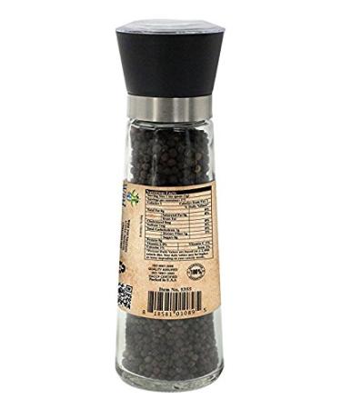 Himalayan Chef 100% Whole Black Peppercorn Grinder - 3oz Medium Grind - Buy Online on GoSupps.com