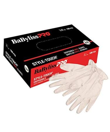 BaBylissPRO Disposable Vinyl Gloves Large 100 Count - Buy Online on GoSupps.com