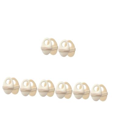 Didiseaon 8 Pairs Toe Corn Stickers Callus Cushions Convenient Corn Pads Bandages Anti-wear Corn Callus Comfortable Toe Cushion Toe Pads Wear Sleeve Foam Men and Women Soft