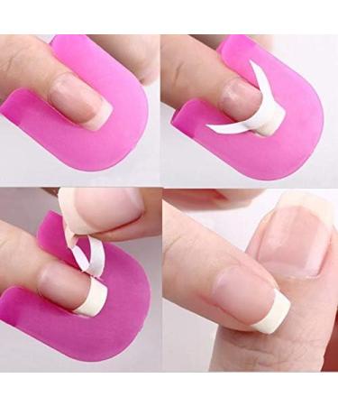 26 Piece Nail Polish Glue Model Leakproof Manicure Protection Tool + 1 PC Sticker Nail Stickers Letters Small J (Pink One Size) pink one size - Buy Online on GoSupps.com