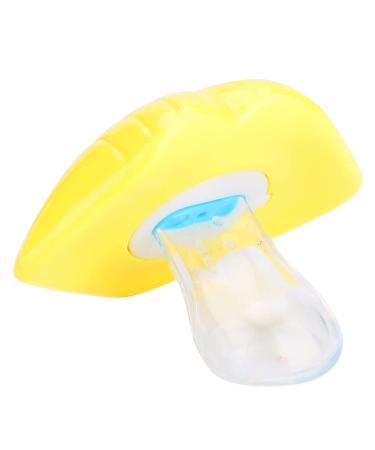 Funny Lips Baby Pacifier - Safe Silicone for 3 Months+ 5 Colors Available (Yellow) | International Shipping - Buy Online on GoSupps.com