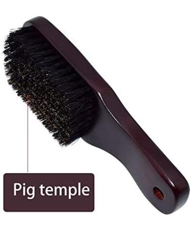 Pmandgk Boar Bristle Mustache & Beard Brush - Wooden Handle Men's Facial Grooming & Styling Comb - Buy Online on GoSupps.com