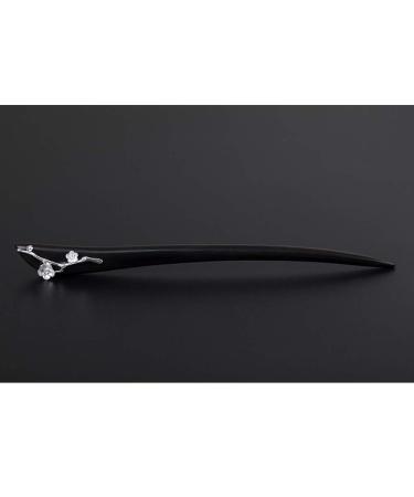 TOP SEWING Ebony Wooden Handmade 925 Silver Hair Stick - Chinese Traditional Hair Chopsticks for Women - Retro Hairpins in Gift Box - Chinese Plum Design - Buy Online on GoSupps.com