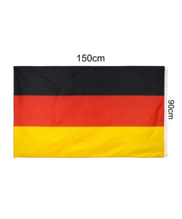 Groxuel Germany Flag Pack 150x90cm with Eyelet Makeup Pencil & Sunglasses | Ultimate Germany Fan Gear for EM 2024 - Buy Online on GoSupps.com