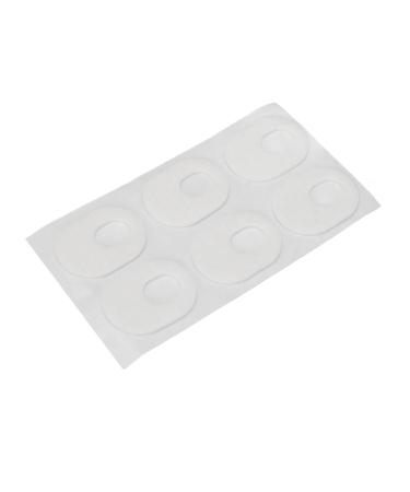 Self Stick Adhesive Foam Pad 10 Sheet Oval Corn Cushion Men Women White Feet Sore Relief Self Adhesive Callus Cushion Pads Corn & Callus Remover CushionsFoot Health