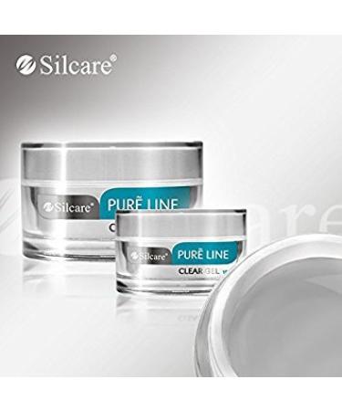 Pure Line Clear 15g UV Gel Nails Acid Free Builder File Off Gel Silcare