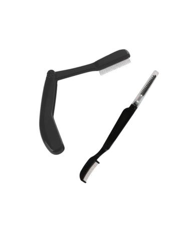 NOLITOY 2pcs Makeup Grooming Tools - Eyelash Brush & Eyebrow Combs for Women | Stainless Steel Makeup Applicators & Kit - Buy Online on GoSupps.com