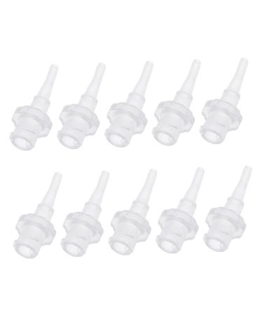 FRCOLOR 30 Pcs Ear Washer Nozzle Be Flexible Earwax Irrigation Irrigation Ear Wash Tips Replacement Wax Flusher Tool Ear Wax Removal Tool Ear Irrigation Ear Flush Aldult White Pp Whitex3pcs 2.8X1.1X1.1CMx3pcs