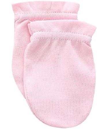Cotton Scratch Mittens 5-Pack for Newborn Baby Boys & Girls 0-6 Months - Pink - Buy Online on GoSupps.com