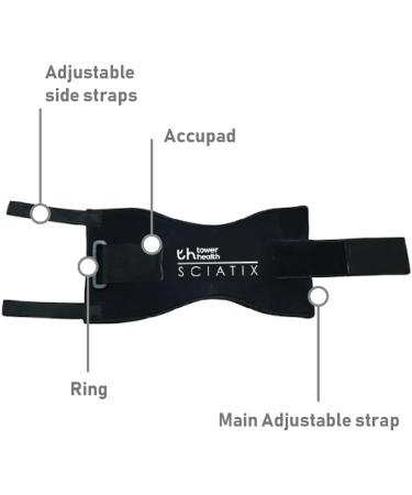 Sciatix - Instant Sciatica Relief |Helps Relieve Back Pain and Sciatic Pain (Sciatica) by Acupressure Compression Relief Calf WRAP. Class I Medical Device - Buy Online on GoSupps.com