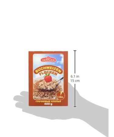 Buy Dovgan Buckwheat Flakes (5 x 400g) Healthy Gluten-Free Cereal for International Shipping - Buy Online on GoSupps.com