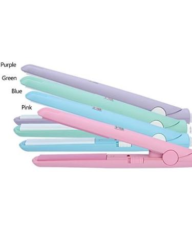 2 in 1 Mini Flat Iron - Ceramic Tourmaline Hair Straightener & Curler in 4 Colors | Salon Quality Mini Hair Tools - Buy Online on GoSupps.com