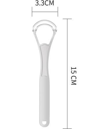Buy Premium Tongue Cleaner - Bacteria Inhibitory Tongue Scraper & Brush Odorless 15x3.3cm | Best Oral Hygiene Tool - Buy Online on GoSupps.com