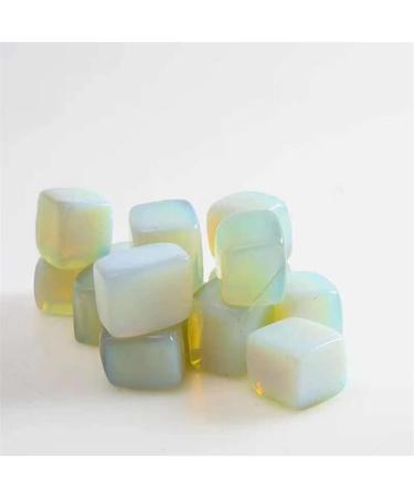 gem 10pc 18mm-25mm Natural Opal Quartz Cube Decorative Stone Can be Used for Home Office Decoration JZIGTDEM - Buy Online on GoSupps.com