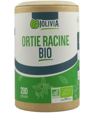 Organic Root Nettle - 200 Vegetable Capsules of 210 mg | Capsule Size | Food Supplement | Vegan | Made in France - Buy Online on GoSupps.com