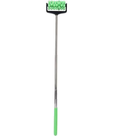 Telescopic Back Massager Stick - Muscle Pain Relief Roller for Men & Women - Green | International Shipping - Buy Online on GoSupps.com