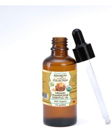 Rehoboth Creative Collection Organic Frankincense Essential Oil - 100% Pure Therapeutic Grade for Skin Therapy & Natural Calm - 1 Fl. oz - Buy Online on GoSupps.com