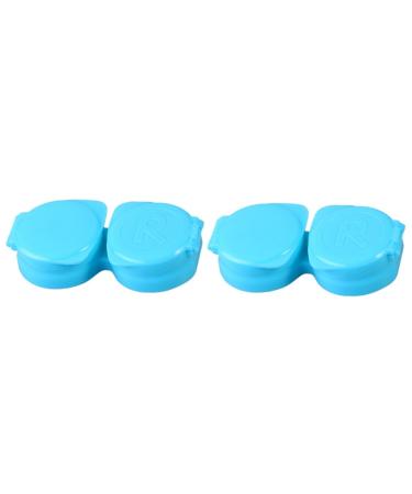 JECOMPRIS 20 PCS Lens Holder Lens Container Holder For Lens Container Contact Lens Holder Bluex2pcs mediumx2pcs
