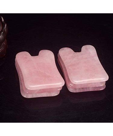 Rose Quartz Gua Sha Tool - 100% Natural Jade Facial Massager for Anti-Aging & Lifting - Buy Online on GoSupps.com