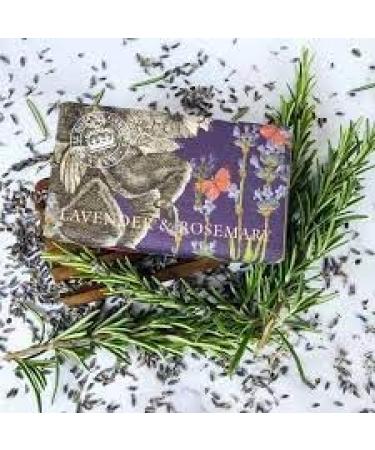 Royal Botanical Gardens Kew Lavender & Rosemary Shea Butter Soap 240g - Soothing & Nourishing Blend - Buy Online on GoSupps.com