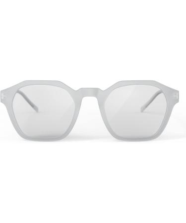 NTNK Vision N22 Blue Light Computer Glasses - Unisex Acetate PC Gaming Filter - Prescription-Free Snow Style - Buy Online on GoSupps.com
