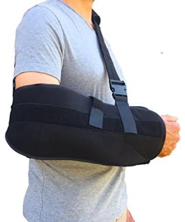 Alpha Medical Arm Sling Shoulder Immobilizer with Abduction Pillow - Universal Post-Op Arm Brace - Buy Online on GoSupps.com