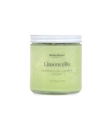Limoncello Candle | Natural Soy Wax Candle | Handmade by Zambo Aroma | The Ultimate Lemon Verbena Candle