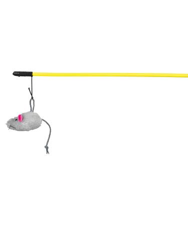 Trixie 4105 Fishing Rod with Plush Mouse 50 cm
