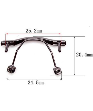 Replacement Metal Nose Pads for Rimless Glasses | Silver Eyeglass Nose Bridge 1 Piece - Buy Online on GoSupps.com