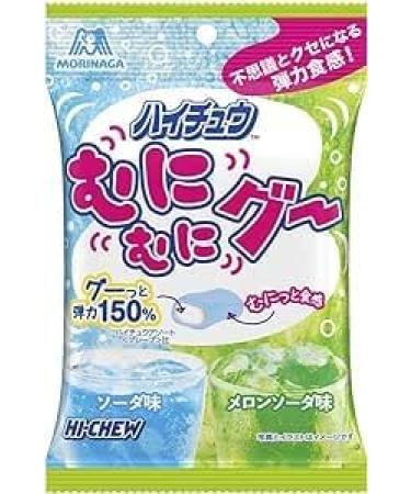 Hi-Chew Assortments Haichu Japanese Soft Candy Taffy Bags (3 Bag Set - Fruit Assort 86g Puni Shari 68g Muni Muni Gu 32g) - Buy Online on GoSupps.com